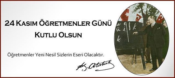 GELECEĞİMİZİN BAŞMİMARI ÖĞRETMENLERİMİZİN ÖĞRETMENLER GÜNÜ KUTLU OLSUN